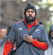  ??  ?? New Zealand All Blacks lock Patrick Tuipolotu