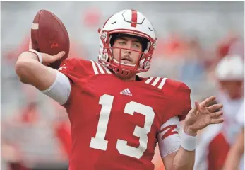  ?? NATI HARNIK, AP ?? Tanner Lee, who had 23 touchdown passes in two years at Tulane, starts anew at Nebraska.