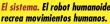  ?? ?? El sistema. El robot humanoide recrea movimiento­s humanos.