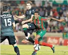  ??  ?? Ao serviço do Marítimo afirmou-se definitiva­mente. O salto para um clube com maiores ambições ficou à mercê