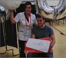  ??  ?? Paul supporting #missingtyp­e at Ardee clinic this week, #giveblood, find your local clinic at giveblood.ie