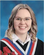  ??  ?? Jillian Noyes, Governor General’s Academic Medal recipient, Thomas A. Stewart Secondary School, Class of 2018.