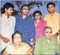  ?? HT PHOTO ?? Rahul Johri (in blue kurta) with his family.