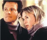  ?? UNIVERSAL PICTURES ?? Colin Firth, left, and Renée Zellweger in Bridget Jones’s Diary.