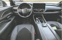  ?? ?? The 2024 Toyota Grand Highlander Hybrid Max interior.
