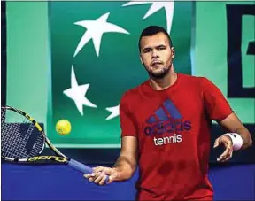  ??  ?? Comme en 2014, Jo-Wilfried Tsonga va venir s’entraîner à Marcq-en-Baroeul.