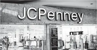  ?? Dreamstime / Tribune News Service ?? One analyst said department stores must scale down their store fleets to bounce back in 2020, citing J.C. Penney Co. as an example. J.C. Penney has about 850 stores in the U.S.