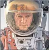  ??  ?? Matt Damon in sci-fi film The Martian