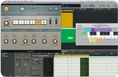  ??  ?? Add some extra percussion with the Arpeggiato­r MIDI plugin…