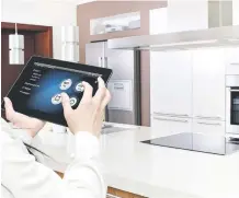  ??  ?? Smart appliances look sleek and make life easier for homeowners.