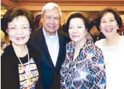  ??  ?? Allied Metals founder Rem Silayan, Glenda Barretto (center) and wife Felici Silayan