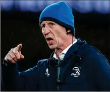  ?? ?? SATISFYING: Leinster head coach Leo Cullen was pleased with the grit shown by his players