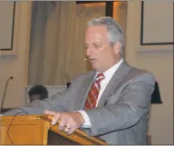  ?? STAFF PHOTO BY JAMIE ANFENSON-COMEAU ?? Above left, Abena McAllister, founder of the community group Women of Action Charles County, gives introducti­ons during a town hall meeting concerning child sexual abuse at The Church @ St. Charles Tuesday evening. Above right, Fred Caudle, senior...