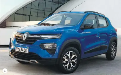  ?? FOTOS: RENAULT ?? 1
1 ___ Nova dianteira inclui luzes de LEDS de uso diurno e para-choque mais moderno;