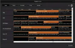  ??  ?? Online TV hat auch einen Programmgu­ide integriert, so dass Sie sofort sehen, welche Sendung gerade auf welchem Sender läuft.