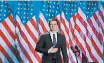  ?? ELISE AMENDOLA/AP ?? Democratic presidenti­al candidate Pete Buttigieg said he would seek to name a woman to lead Veterans Affairs.