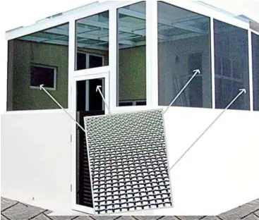  ??  ?? Majestec products are an excellent combinatio­n of grilles and insect screens.