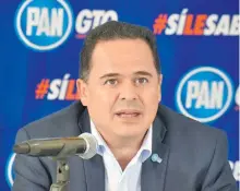  ?? CORTESÍA PAN ESTATAL ?? Eduardo López,
dirigente del PAN en Guanajuato