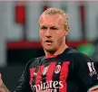  ?? ?? Esperienza Simon Kjaer, 33 anni, rientrato da un lungo infortunio GETTY