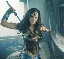  ?? CLAY ENOS/WARNER BROS. ENTERTAINM­ENT ?? Actress Gal Gadot is beautiful and believable as Wonder Woman, which opens in theatres on Friday.