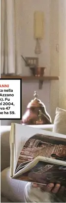  ??  ?? QUASI 60 ANNI Elvo Zornitta nella sua casa di Azzano Decimo, (Pn). Fu indagato nel 2004, quando aveva 47 anni. Oggi ne ha 59.