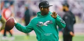  ?? CHRIS SZAGOLA/AP ?? Dennard Wilson, an Upper Marlboro native, is entering his 12th year as an NFL coach after he began his career at his high school and college alma maters, DeMatha and Maryland, respective­ly.