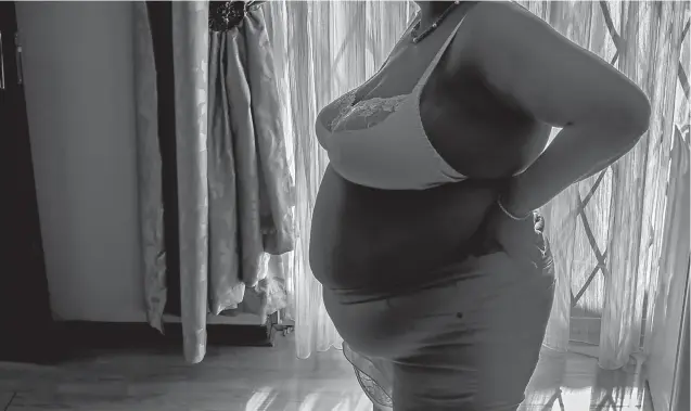  ?? Picture: Cebisile Mbonani ?? Having tried dieting in vain, this woman plans to have bariatric surgery, in which the size of the stomach is reduced, in a bid to reduce her weight.