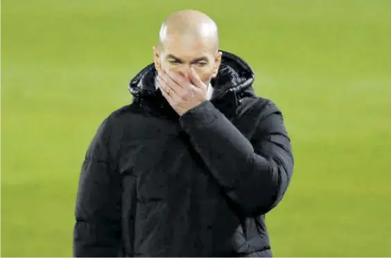  ?? EFE ?? El francés Zinedine Zidane, entrenador del Real Madrid.
