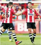  ??  ?? Exeter won the top of the table clash against Newport County – Pages 18-19