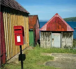  ??  ?? Shed shelter: A colourful shot from Applecross, Wester Ross