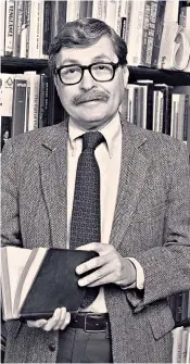  ??  ?? Marcus in 1984. His work described a murky world that was ‘part fantasy, part nightmare, part hallucinat­ion, part madhouse’