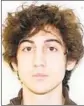  ?? FBI ?? TSARNAEV, the Boston Marathon bomber, is awaiting execution.