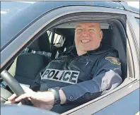  ?? JOURNAL PIONEER PHOTO ?? Kensington Police Const. Robb Hartlen recently had a question posed to him from a young person in the community, that surprised him. His subsequent Facebook post about the encounter has reached more than a million people with a message about the...