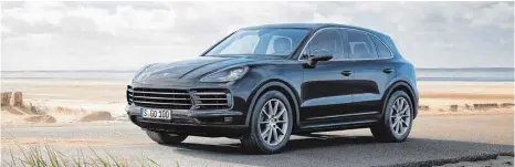  ?? FOTO: DPA ?? Den Verkauf seines großen Geländewag­ens Cayenne will Porsche noch in diesem Jahr starten. Das überarbeit­ete Dickschiff wird es zunächst nur mit Benzinmoto­ren geben.