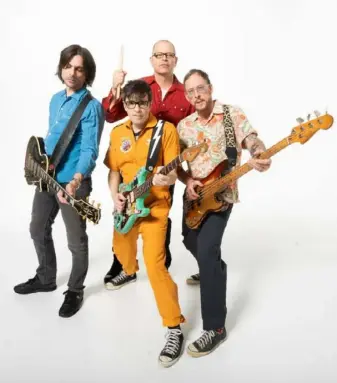  ?? Sean Murphy ?? Weezer will rock out on “Van Weezer.”