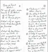  ??  ?? Faksimile e letrës me pyetjet që Enver Hoxha i dërgonte prokurorit