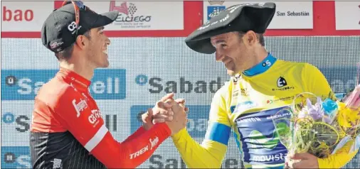  ??  ?? EXPERIENCI­A. Alberto Contador y Alejandro Valverde son dos de los 13 españoles que competirán en el Tour desde el sábado.