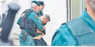  ?? FRANCISCO J. OLMO /EUROPA PRESS ?? Uno de los detenidos por el asesinato de dos guardias civiles en Barbate.