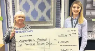  ??  ?? ●●For the third consecutiv­e year Mike Goldrick Window Blinds Ltd will be sponsoring Springhill Hospice’s Woman of the Year Luncheon