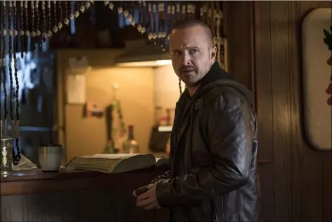  ?? BEN ROTHSTEIN ?? This image released by Netflix shows Aaron Paul in a scene from “El Camino: A Breaking Bad Movie.” The film, a continuati­on of the “Breaking Bad” series that concluded on AMC in 2013, premieres Friday on Netflix.