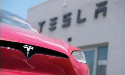  ?? Photograph: David Zalubowski/AP ?? Tesla said in the recall filing that Autopilot’s software system controls ‘may not be sufficient to prevent driver misuse’ and could increase the risk of a crash.