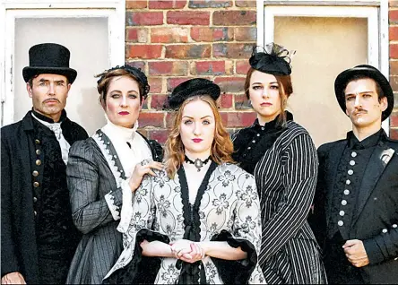  ?? ?? Members of the Jekyll and Hyde ensemble are the wealthy members of Victorian London.