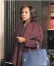  ?? NICOLE WILDER, ABC ?? Olivia (Kerry Washington) is convinced of Cyrus’ guilt in Scandal.