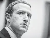  ?? Pete Marovich / New York Times ?? Chief executive Mark Zuckerberg’s Facebook has survived one scandal after another.