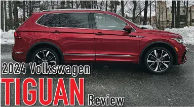  ?? ?? The side profile shows how the Tiguan is well-suited as a two-row crossover.
