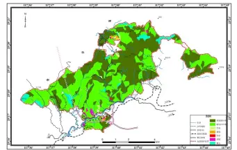  ?? ?? 图1 安溪云中山省级自然保­护区植被情况