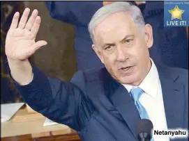  ??  ?? Netanyahu