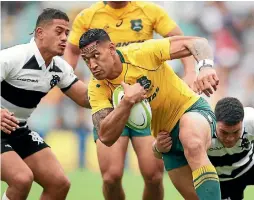  ?? GETTY IMAGES ?? Israel Folau is the highest paid Wallaby.