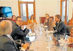  ?? // ABC ?? Reunión de los ministros Correa y Urtasun en diciembre de 2023. Abordaron el tema del tesoro Quimbaya, tal vez no el del galeón