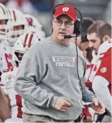  ?? ROBERT HANASHIRO/USA TODAY SPORTS ?? Wisconsin head football coach Paul Chryst had a strong recruiting class.